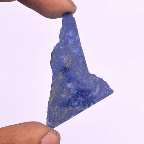 REAL-GEMS Rare Natural Gold Flakes Lapis Lazuli Healing Crystal 57.50 Ct Raw Rock Blue Lapis Lazuli Gem Rough Uncut Specimen in Saudi Arabia
