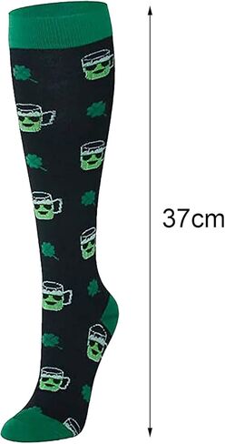 Wide Calf Compression Socks for Women Men Plus Size Compression Socks Knee High Stockings Support Circulation in Kuwait