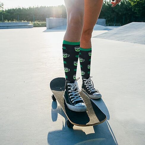 Wide Calf Compression Socks for Women Men Plus Size Compression Socks Knee High Stockings Support Circulation in Kuwait