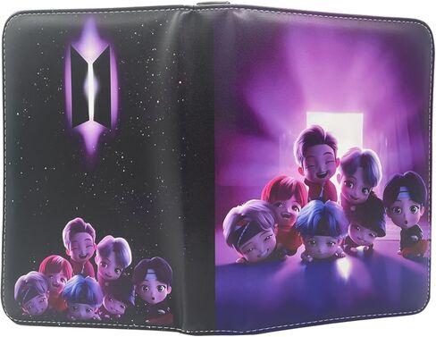 حافظة بطاقات الصور الفوتوغرافية من Kpop SKZoo Merch، كتاب حامل بطاقات الصور الفوتوغرافية ذو 400 جيب كرتوني لطيف مع ألبوم صور بأكمام لحامل بطاقات الصور الضالة (SKZ) in Kuwait