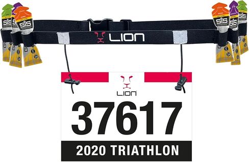حزام مريلة رقم السباق للجري/ركوب الدراجات وحامل جل للترياتالون/الماراثون/تجارب الزمن in Kuwait