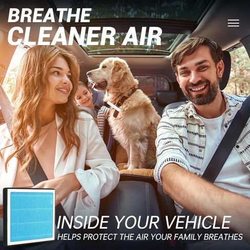 استبدال فلتر هواء المقصورة H12964 لتويوتا تندرا 2022-2024، سيكويا 2023-2024؛ لكزس LS500 2018-2023، LS500h 2018-2023، LX600 2023-87139-0C010 in Kuwait