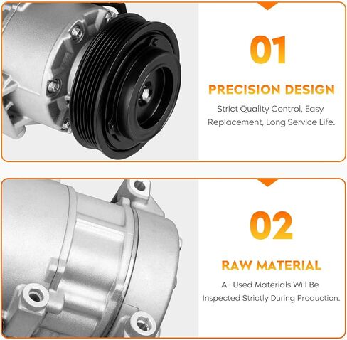 Air Conditioning Compressor & A/C Clutch for Kia Sportage 2011-2016, Hyundai Tucson 2010-2015, 0186 0709 1177305 140852 140852C in Saudi Arabia