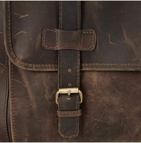 Leather Duffel Bag Overnight Travel Weekend Carryon With Leather Tote Bag in Kuwait