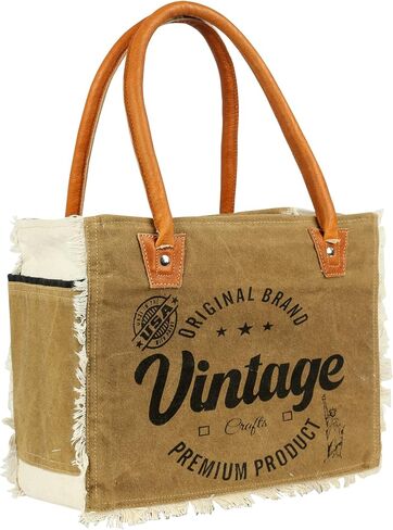 Leather Duffel Bag Overnight Travel Weekend Carryon With Leather Tote Bag in Kuwait