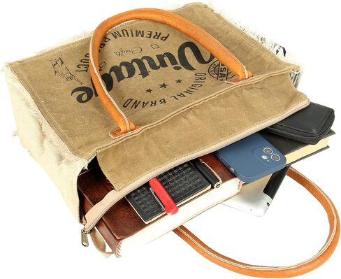 Leather Duffel Bag Overnight Travel Weekend Carryon With Leather Tote Bag in Kuwait