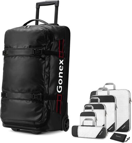 حقيبة جونيكس دفل بعجلات، 70 لتر مع مكعبات تعبئة مضغوطة in Kuwait