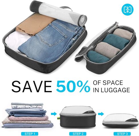 حقيبة جونيكس دفل بعجلات، 70 لتر مع مكعبات تعبئة مضغوطة in Kuwait