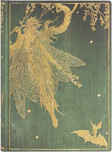 ورق فارغ | جنية الزيتون | كتب لانج الجنية | غلاف فني | ميدي | مبطن | إغلاق بشريط مطاطي | 144 صفحة | 120 جي إس إم in Kuwait
