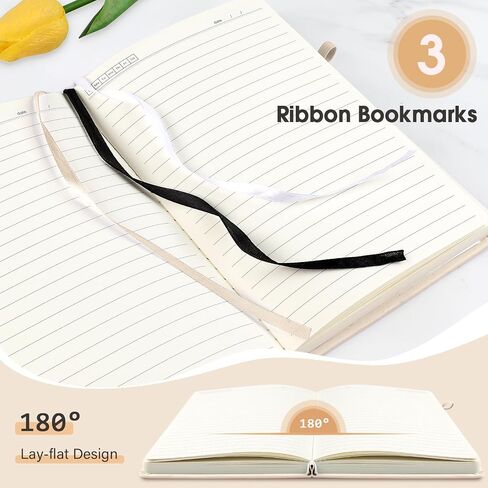 Journal Notebook, 366 Pages 5.6 in x 8.3 in, 100 GSM Thick Paper Lined Journal, Small Hardcover Notebook for Work, School, Note Taking, Travel Diary in Saudi Arabia
