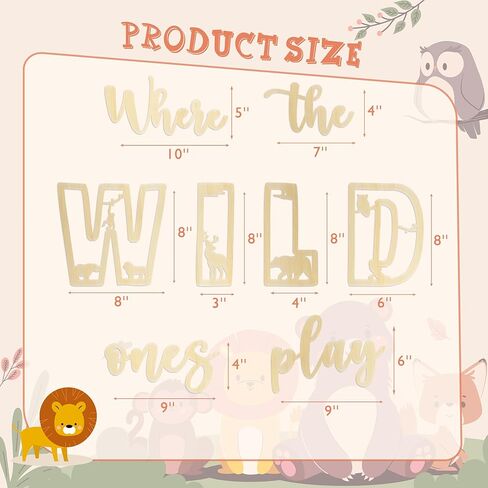 ديكور غرفة اللعب، ديكور جدار غرفة اللعب الساحر للأطفال الصغار وسفاري، أساسيات غرفة اللعب مع علامة فنية جدارية لغرفة اللعب in Kuwait