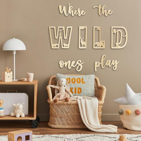 ديكور غرفة اللعب، ديكور جدار غرفة اللعب الساحر للأطفال الصغار وسفاري، أساسيات غرفة اللعب مع علامة فنية جدارية لغرفة اللعب in Kuwait