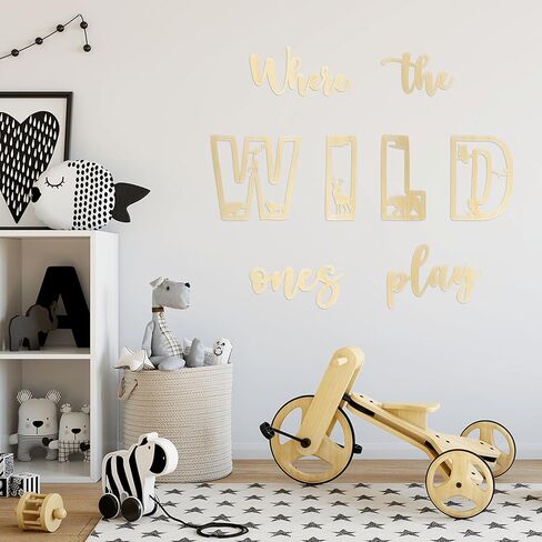 ديكور غرفة اللعب، ديكور جدار غرفة اللعب الساحر للأطفال الصغار وسفاري، أساسيات غرفة اللعب مع علامة فنية جدارية لغرفة اللعب in Kuwait