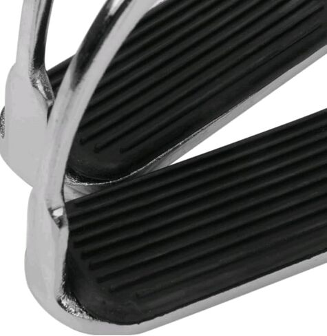 ركاب أسود خفيف الوزن لركوب الخيل تجهيزات مداس مطاطية للفروسية (قطعتان) in Kuwait