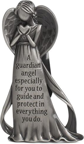 Dicksons Guardian Angel Protect Silver Tone 2 inch Zinc Alloy Automotive Visor Clip in Saudi Arabia