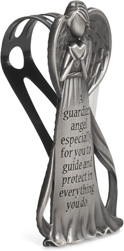 Dicksons Guardian Angel Protect Silver Tone 2 inch Zinc Alloy Automotive Visor Clip in Saudi Arabia