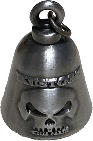 Flame/Fire Stripper Bell Hanger/Mount With Bell for Motorcycle Bolt & Ring Included fits all bikes Road King Street Glide Harley Davidson (Gloss Black Bell) in Saudi Arabia