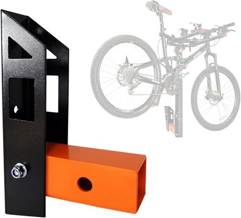 حامل جداري بطول 2 بوصة، حامل دراجة على الحائط، حامل جداري لدراجة المرآب قابل للطي، حامل دراجة للمرآب، حامل حامل تخزين البضائع لمستقبل وصلة المقطورة للشاحنة، جرار الحديقة، أقصى حمولة 300 رطل in Kuwait