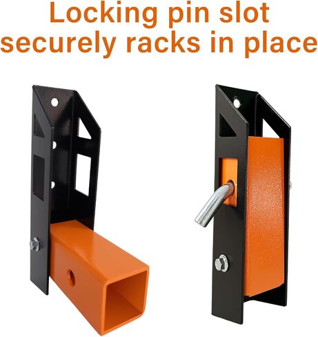 حامل جداري بطول 2 بوصة، حامل دراجة على الحائط، حامل جداري لدراجة المرآب قابل للطي، حامل دراجة للمرآب، حامل حامل تخزين البضائع لمستقبل وصلة المقطورة للشاحنة، جرار الحديقة، أقصى حمولة 300 رطل in Kuwait