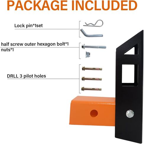 حامل جداري بطول 2 بوصة، حامل دراجة على الحائط، حامل جداري لدراجة المرآب قابل للطي، حامل دراجة للمرآب، حامل حامل تخزين البضائع لمستقبل وصلة المقطورة للشاحنة، جرار الحديقة، أقصى حمولة 300 رطل in Kuwait