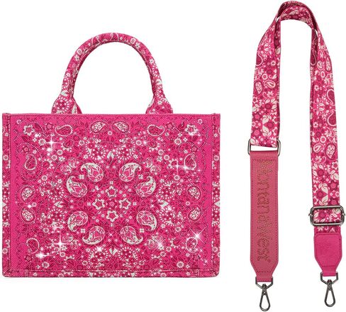 Montana West Sparkly Tote Bag Cashew Flower Satchel Handbags Western Top Handle Purses in Saudi Arabia