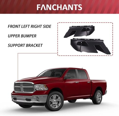 68104944AD 68104944AB 68104944AC 68104945AE 68104945AC 68104945AD Front Left Right Side Upper Bumper Support Bracket Fits For 2013 2014 2015 2016 2017 2018 2019 RAM 1500 (RH Passenger Side) in Saudi Arabia