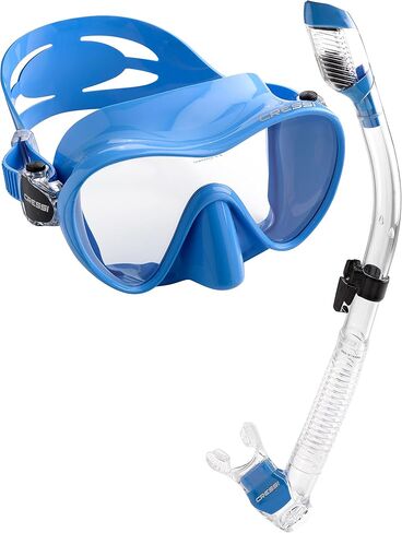 Cressi Scuba Diving Snorkeling Kit - Freediving Mask & Dry Snorkel in Saudi Arabia