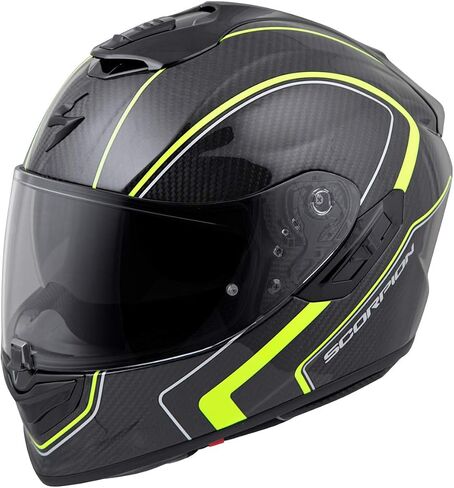 ScorpionEXO ST1400 Carbon Fiber Full Face Sport Touring Street Motorcycle Helmet Airfit Sytem Bluetooth Ready Speaker Pockets DOT ECE Approved Adult in Saudi Arabia