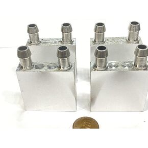 4 Pieces Computer cooling block 40mm heatsink cpu water aluminum liquid C10 in Kuwait