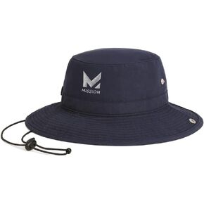 MISSION Cooling Booney Hat- UPF 50, 3" Wide Brim, Adjustable Fit, Mesh Design for Maximum Airflow and Cools When Wet in Kuwait