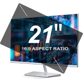 شاشة خصوصية مقاس 21 بوصة للشاشة، درع خصوصية لسرية البيانات مضاد للخدش ومضاد للتجسس، حماية للعين، طبقة فلتر مضادة للوهج ومضادة للضوء الأزرق، شاشة عريضة بنسبة عرض إلى ارتفاع 16:9 in Kuwait