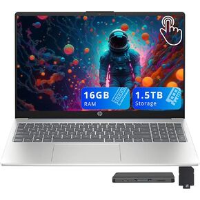 HP - لابتوب انفي x360 2 في 1 بشاشة لمس 15.6 انش - معالج انتل كور i7-ذاكرة 12GB - وسيط تخزين ذو حالة ثابتة 256GB - لمسة نهائية HP بلون فضي طبيعي in Kuwait