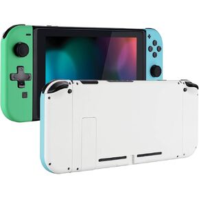 لوحة خلفية ناعمة الملمس للغاية لوحدة تحكم نينتندو سويتش، غلاف غلاف NS Joycon (إصدار D-Pad) مع مجموعة كاملة من الأزرار، غطاء بديل DIY لجهاز نينتندو سويتش - أخضر نعناعي وأزرق سماوي in Kuwait