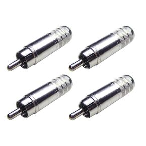 Switchcraft (4 عبوات 3502A كابل طويل الجسم نهاية RCA ذكر قابس، محطات لحام in Kuwait