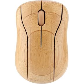 Optical Bamboo 2.4 GHz, Suitable for PC and Laptop, Wooden Design in Kuwait