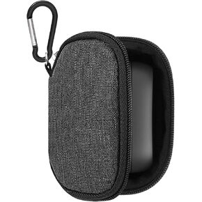 حقيبة حمل سماعات الأذن Geekria متوافقة مع Jabra Elite 10 Gen 2، غطاء حافظة Elite 75t، حقيبة سفر بديلة واقية لسماعات الأذن مع تخزين الكابل (رمادي داكن) in Kuwait