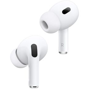 Apple AirPods Pro (2nd Gen) Wireless Earbuds, Personalized Spatial Audio MagSafe Charging Case (USB-C) Bluetooth Headphones for iPhone (MTJV3) in Saudi Arabia