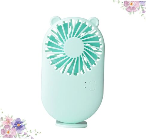 مروحة صغيرة صامتة محمولة USB من MERRYHAPY لمكتب المكتب مع بطارية قابلة لإعادة الشحن، مروحة تبريد مدمجة خضراء للاستخدام المنزلي والمدرسي in Kuwait