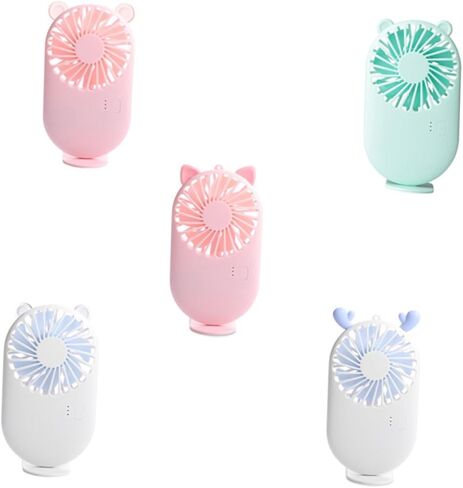 USB Rechargeable Mini Fan Portable Silent Desktop Cooling Fan for Office Home Use with Compact Design in Kuwait