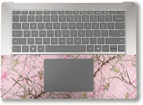 Carbon Fiber Laptop Skin Compatible with Surface Laptop 7 13.8" (2024) - Conceal Pink - Premium 3M Vinyl Protective Wrap Decal Cover - Easy to Apply | Crafted in The USA by MightySkins in Kuwait