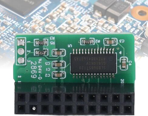 TPM 2.0 Encryption Security Module, Secure Encryption for BitLocker, 20 Pins LPC Interface, Compatible with SuperMicro AOM TPM 9665H TCG 2.0 in Kuwait