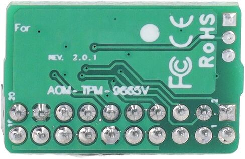 TPM 2.0 Encryption Security Module, Secure Encryption for BitLocker, 20 Pins LPC Interface, Compatible with SuperMicro AOM TPM 9665H TCG 2.0 in Kuwait