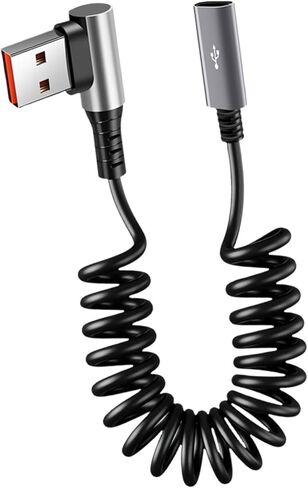 كابل محولات USB قوي ذكر إلى C أنثى مع شحن سريع 3A وتوافق عام للهاتف وجهاز الكمبيوتر والسيارة إلى معالج النوع C in Kuwait