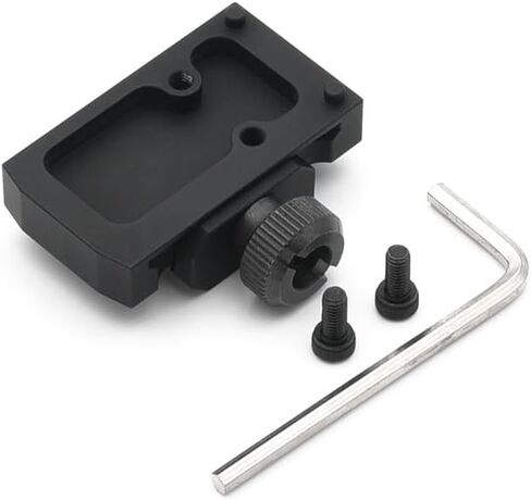 Tactical Mini ROMEO1 Red Dot Sight Mount Quick Release/Detach，Romeo 1 Optics Reflex Scopes Mounting Plate Mount Base Adapter，Fits for Standard 20mm Pic Rail Mounting，with Screws and Wrench in Kuwait