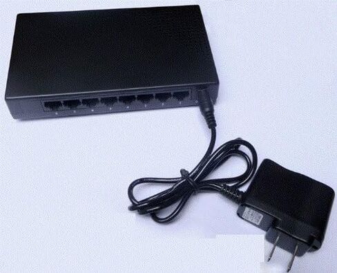 New Rj45 Mini 10/100mbps 8 Ports Fast Ethernet Network Switch for Desktop Pc in Kuwait