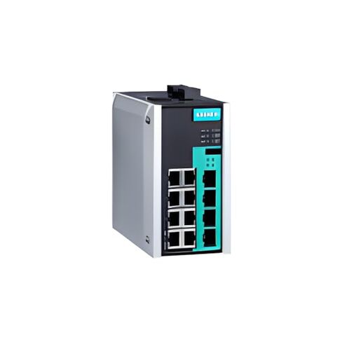 EDS-G512E-8PoE-4GSFP، محول إيثرنت مُدار بالكامل بـ 12 منفذًا، 8 × 10/100/1000BaseT PoE/PoE+، 4 × 100/1000BaseSFP فتحات، -10 إلى 60 درجة مئوية درجة حرارة التشغيل. in Kuwait