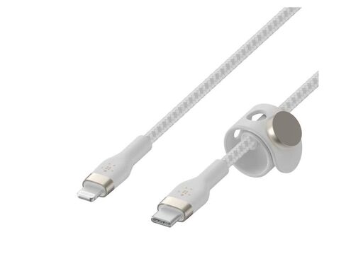 حزمة كابل Belkin BOOSTCHARGE PRO Flex 2-Pack للشحن السريع USB-C إلى Lightning in Kuwait