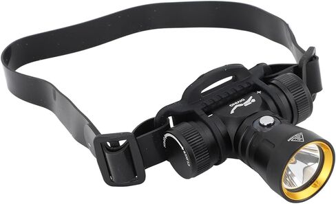 8000LM Diving Headlamp with 3 Modes IPX8 Aluminum Alloy Underwater LED Light for,Camping & Emergency Use in Kuwait