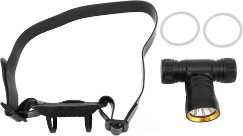 8000LM Diving Headlamp with 3 Modes IPX8 Aluminum Alloy Underwater LED Light for,Camping & Emergency Use in Kuwait