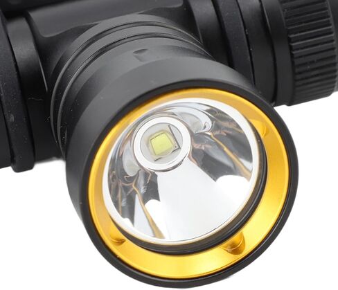 8000LM Diving Headlamp with 3 Modes IPX8 Aluminum Alloy Underwater LED Light for,Camping & Emergency Use in Kuwait